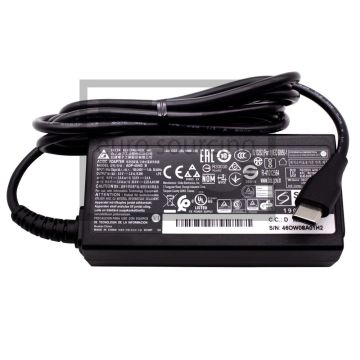 Genuine Delta 45W AC Laptop Notebook Adapter USB-C Type-C Charger Chromebook Plus Xe513c24